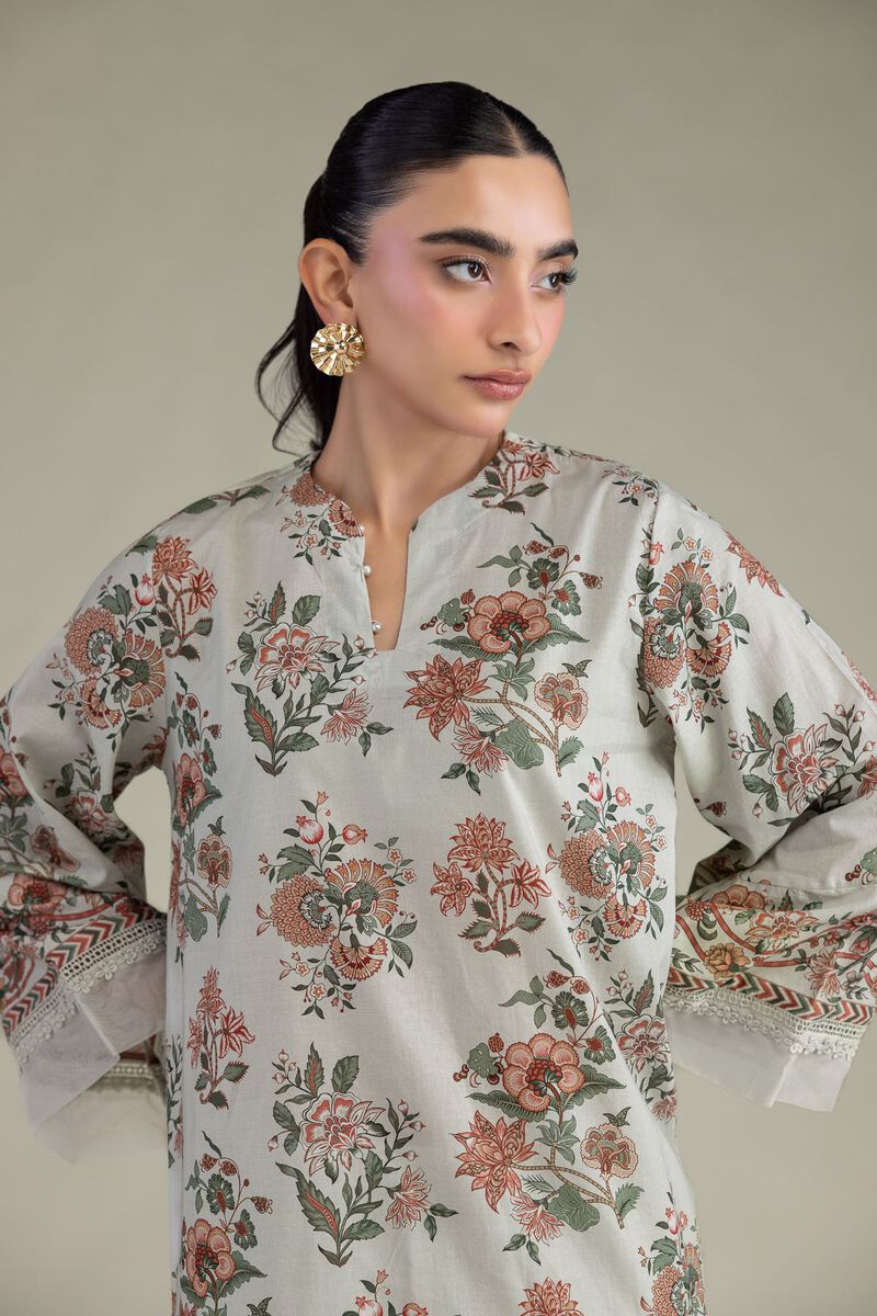 Printed | Cambric | Short Cambric Kurta | USD 35.00