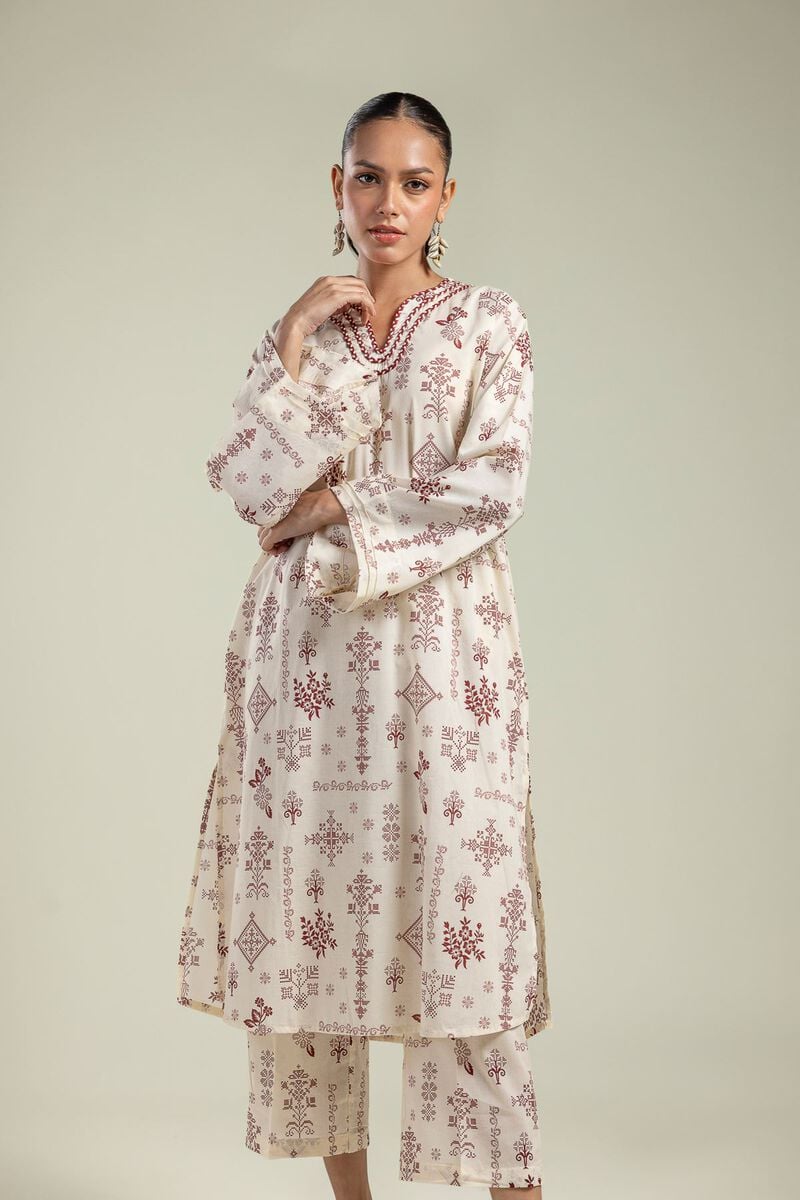 Printed | Cambric | Long Floral Kurta | USD 30.00