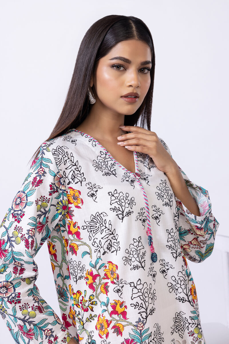 Embroidered | Crosshatch Poplin | Kurta | null