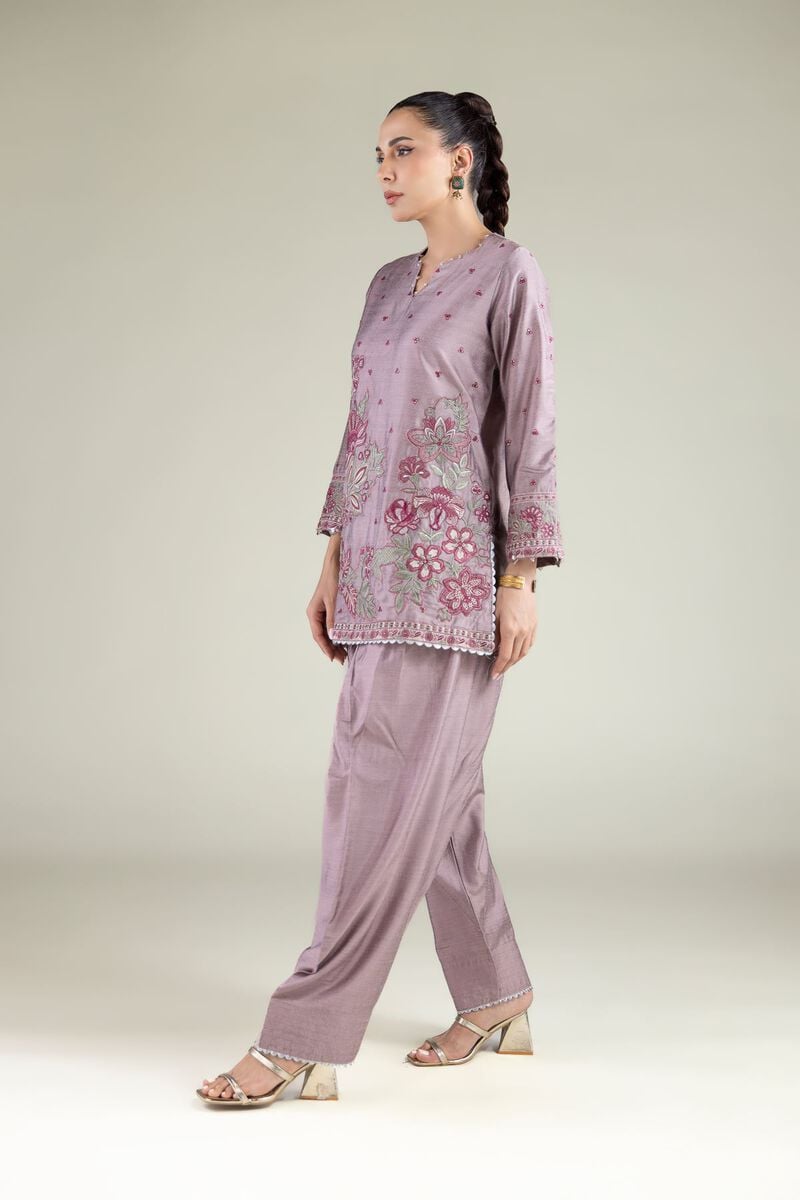 Embroidered | Raw Silk | Kurta | USD 65.00