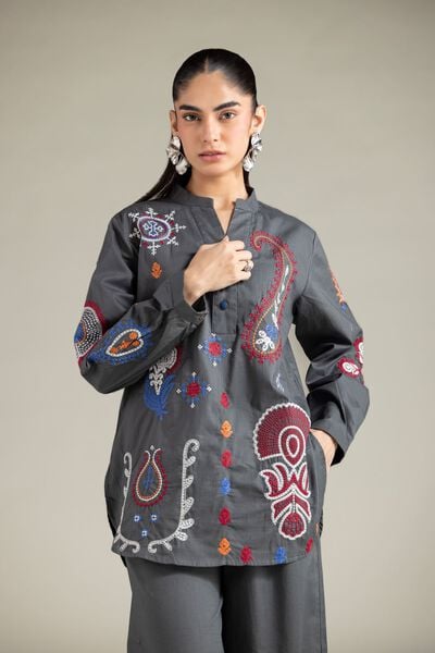 Textured Cotton | Tunic | USD 35.00