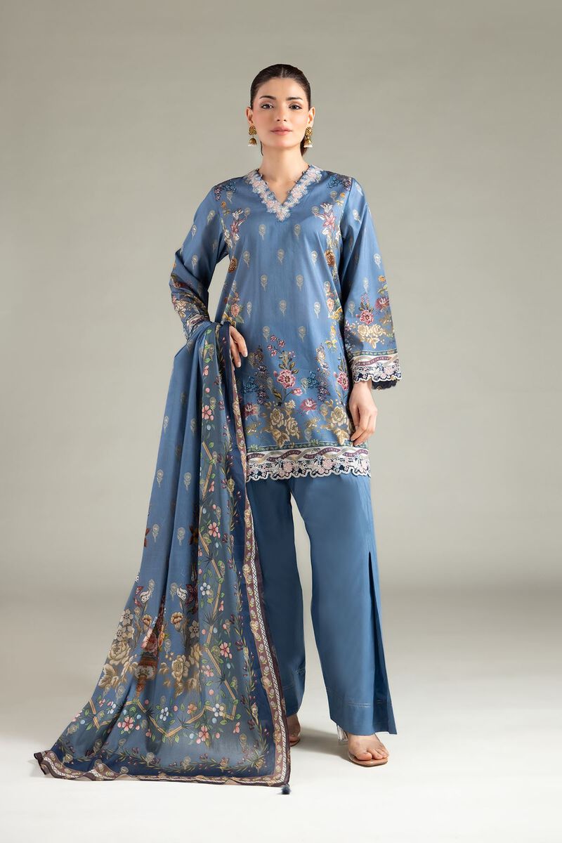 Embroidered | Jacquard | Tailored 3-Piece Set | USD 75.00