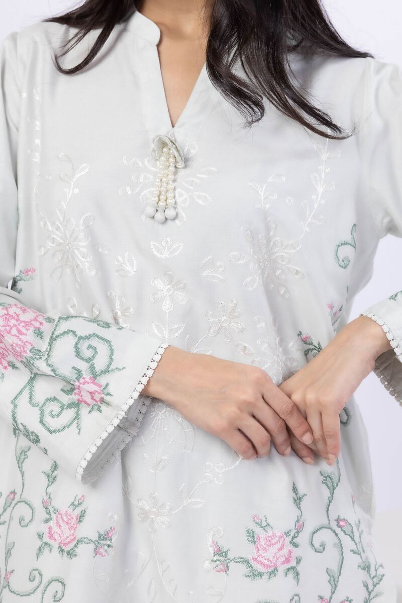 Embroidered | Raw Silk | Kurta | USD 22.50
