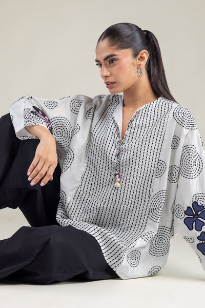 Embroidered | Cambric | White Cambric Shirt | USD 45.00