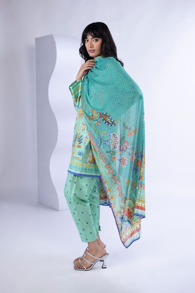 Printed | Thai Silk | Shalwar | USD 23.00