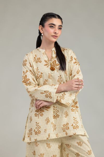 Printed | Cotton Dobby | Short Cotton Kurta | USD 35.00