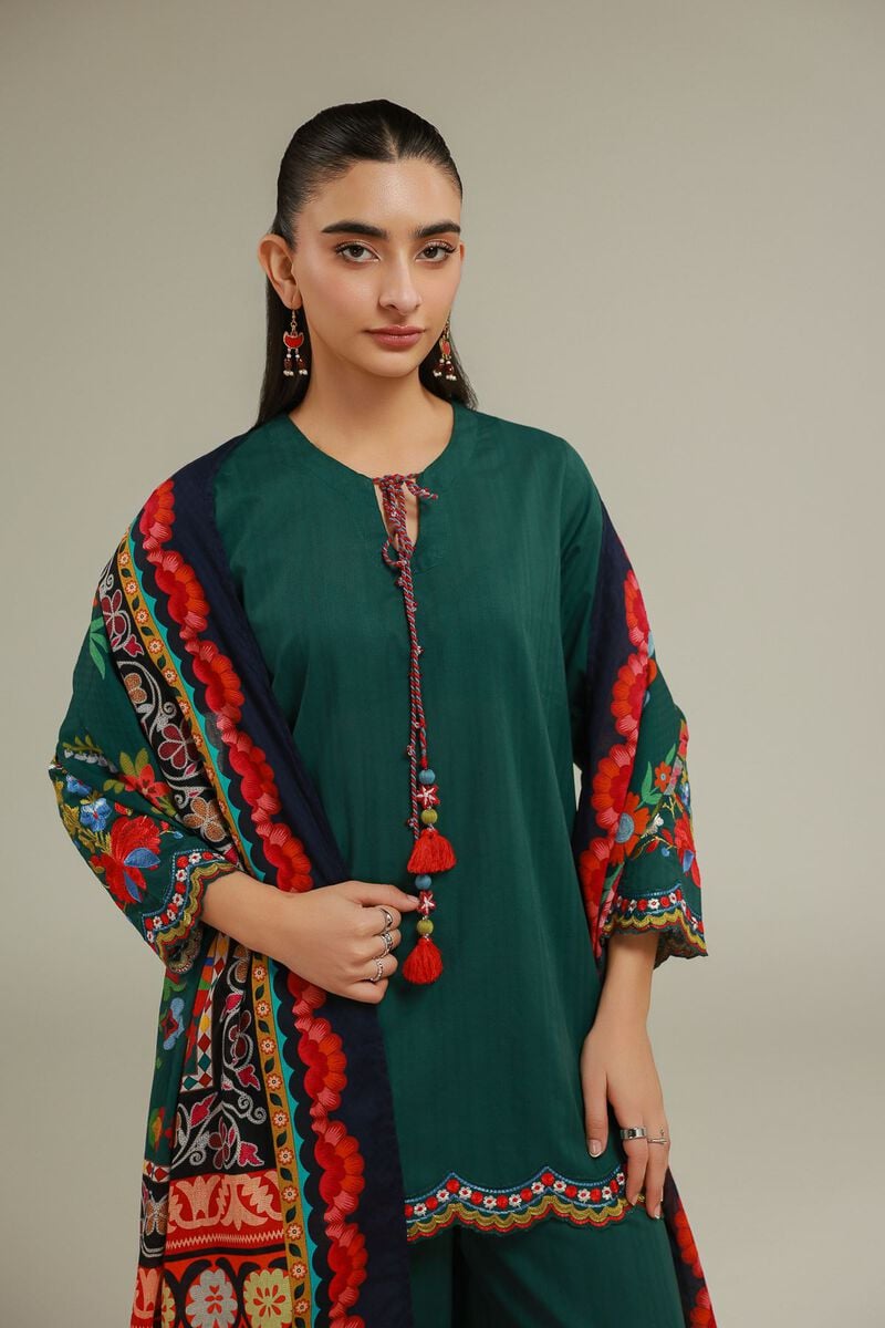 Embroidered | Cotton Dobby | Kurta | USD 40.00