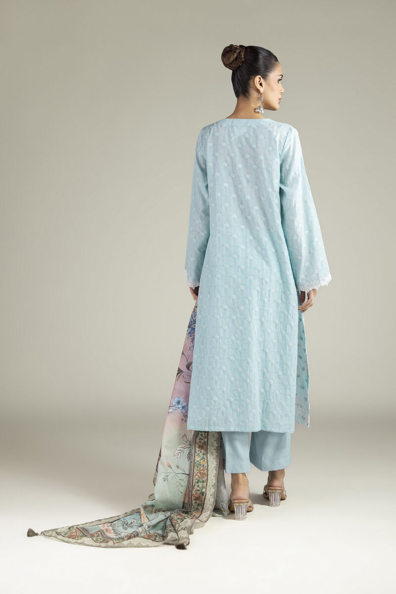 Embroidered | Broshia | Floral Tailored 3-Piece | USD 80.00