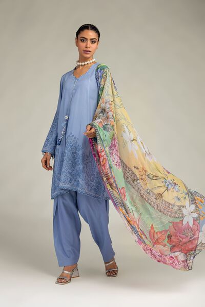 Embroidered | Mesuri | Mesuri Floral Dupatta | USD 30.00