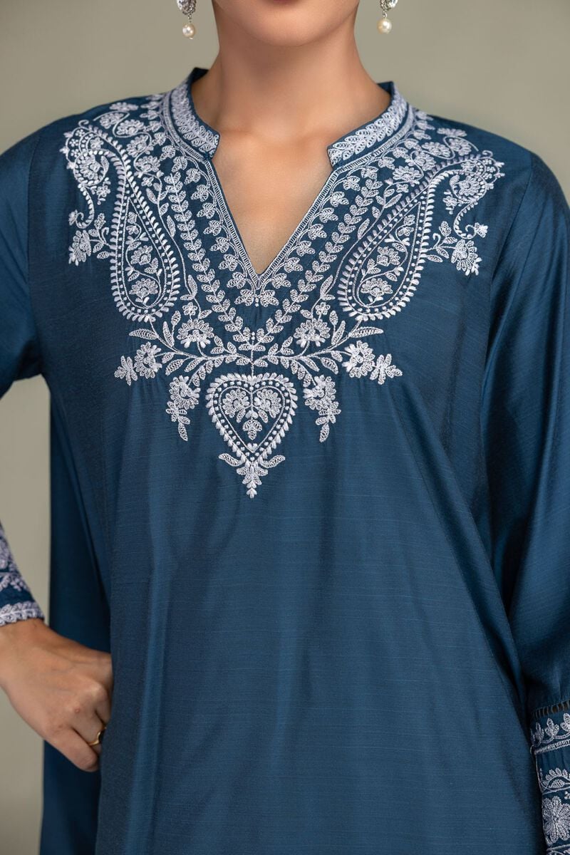 Printed | Raw Silk | Floral Silk Kurta | USD 45.00