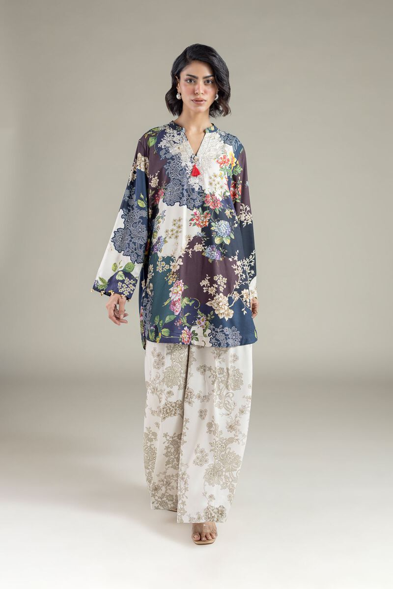 Embroidered | Marina | Floral Tassel Kurta | USD 30.00