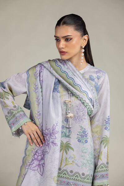 Embroidered | Polyester Silk | Floral Silk Dupatta | USD 30.00