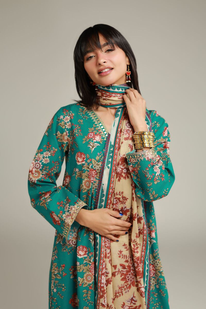 Embroidered | Lawn | Floral Lawn Dupatta | USD 25.00