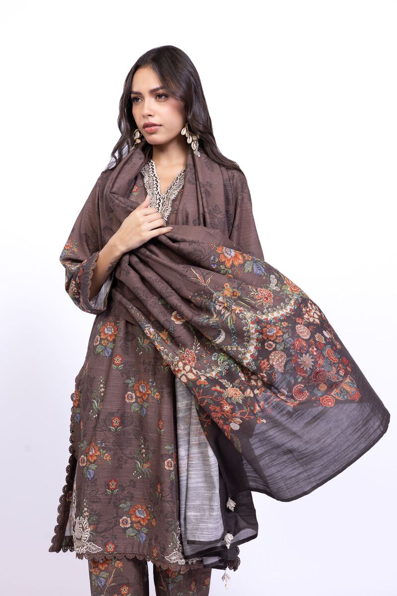 Printed  | Textured Cotton | Dupatta | USD 8.50