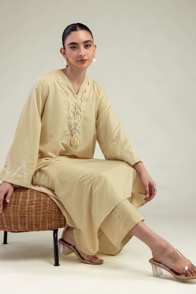 Embroidered | Arabic Lawn | Long Lawn Kurta | USD 35.00