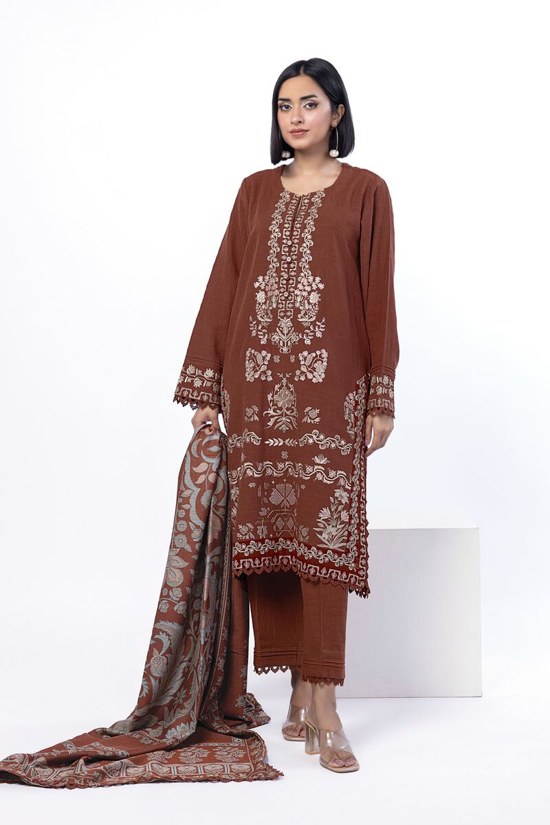 Embroidered | Khaddar | Tailored 3 Piece | USD 70.00