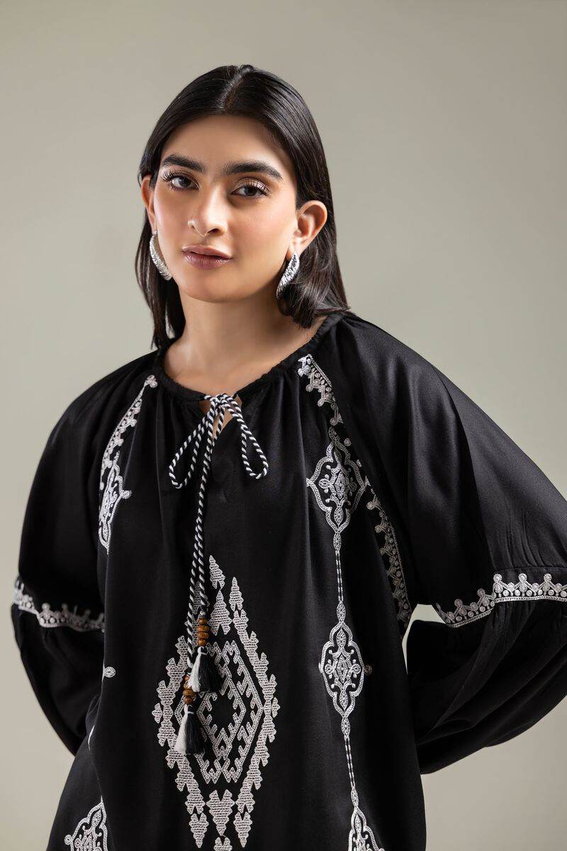 Embroidered | Viscose Crepe | Blouse | USD 40.00