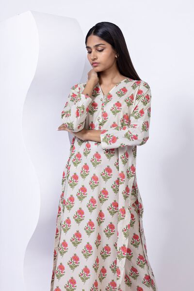 Printed | Cambric | Kurta | USD 6.00