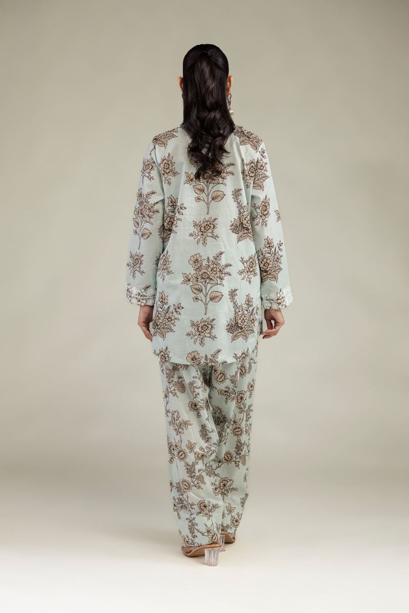 Embroidered | Cambric | Short Floral Kurta | USD 35.00