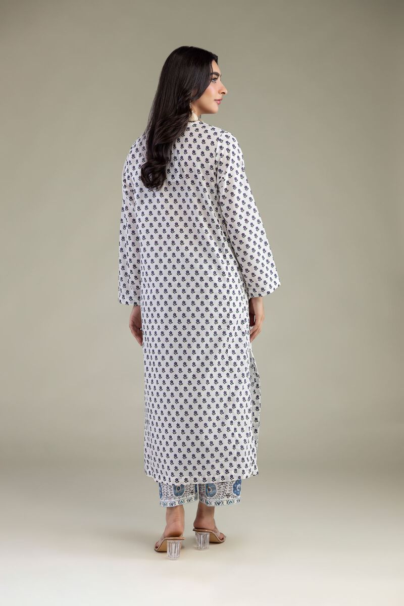 Printed | Cambric | White Cambric Kurta | USD 35.00