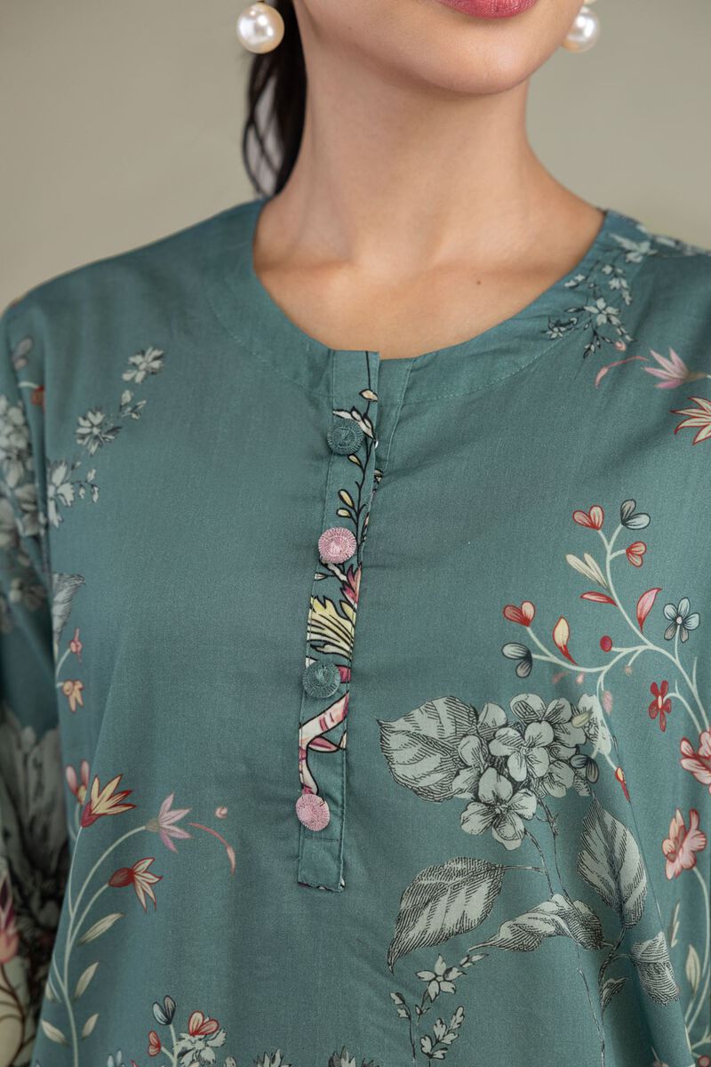 Printed | Cambric | Floral Cambric Kurta | USD 35.00