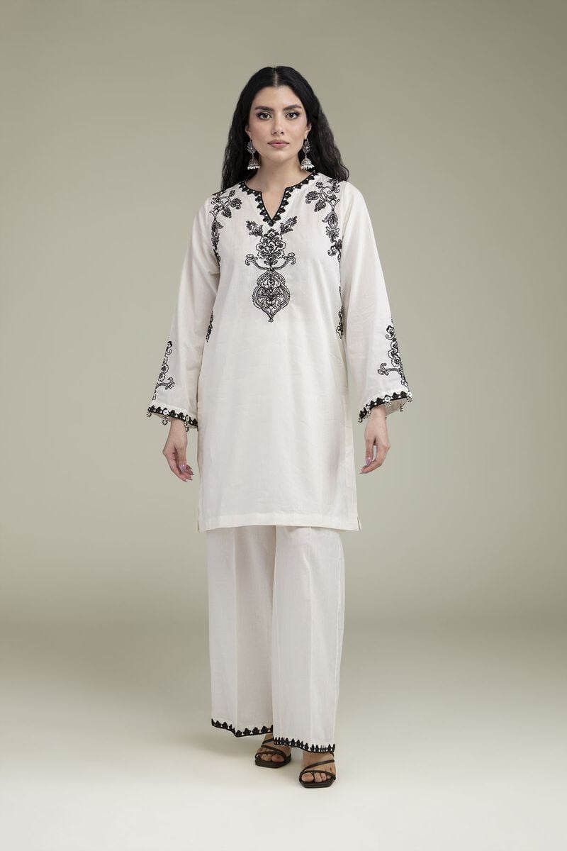 Embroidered | Cotton Dobby | Cotton Dobby Pants | USD 25.00