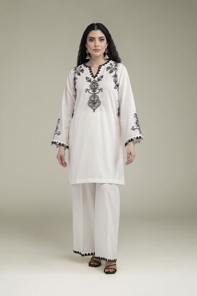 Embroidered | Cotton Dobby | Cotton Dobby Pants | USD 25.00