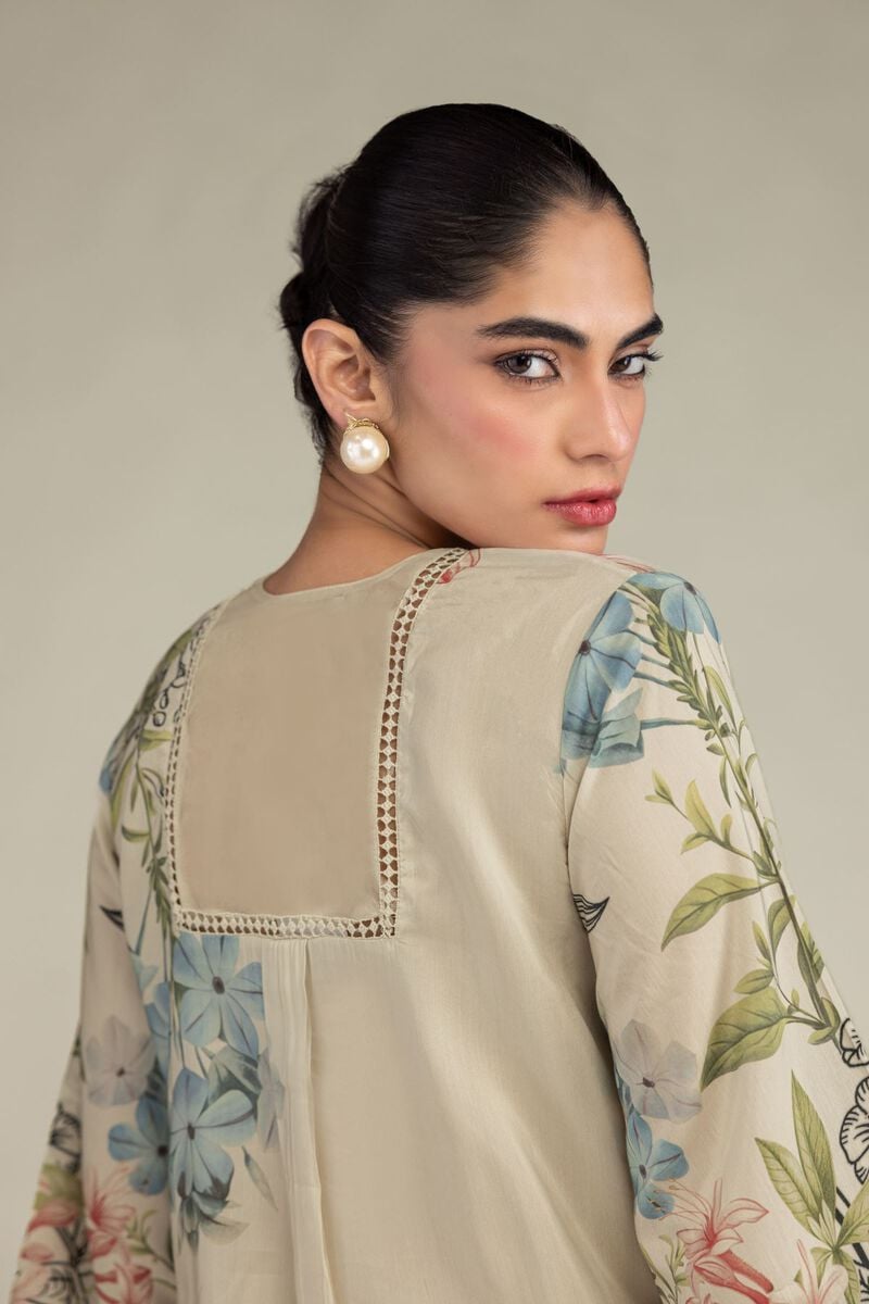 Embroidered | Blended Viscose | Floral Embroidered Kurta | USD 60.00