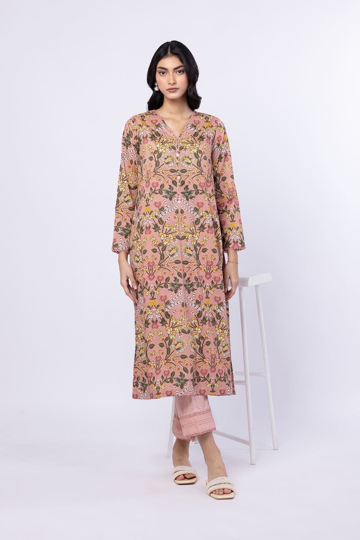 Buy Kurta | 0.0 N/A | 25-06-6E7-07TA-VG_MULTI | Khaadi United States