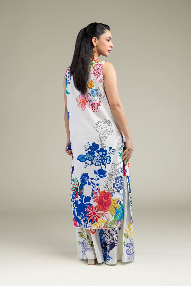 Printed | Cotton Dobby | Floral Sleeveless Kurta | USD 24.50