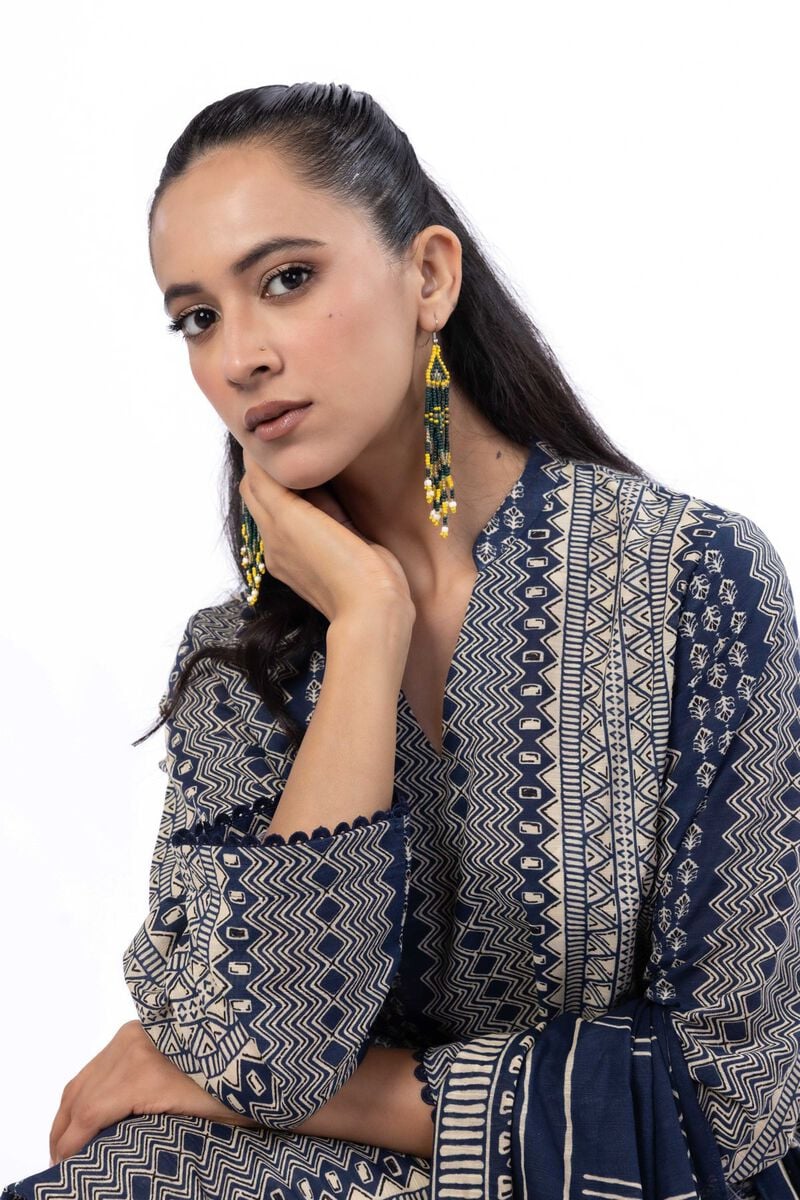 Printed | Light Khaddar | Tailored 3 Piece | USD 45.00