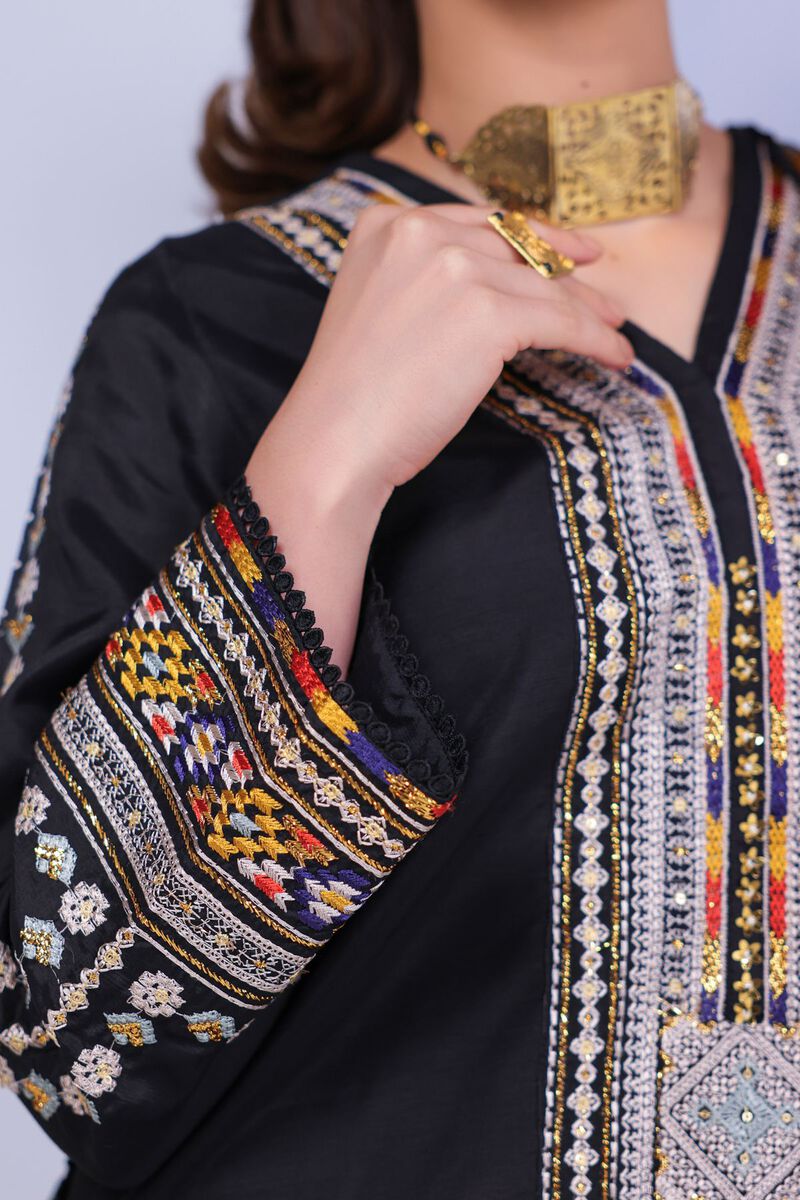 Embroidered | Russian Raw Silk | Kurta | USD 25.00