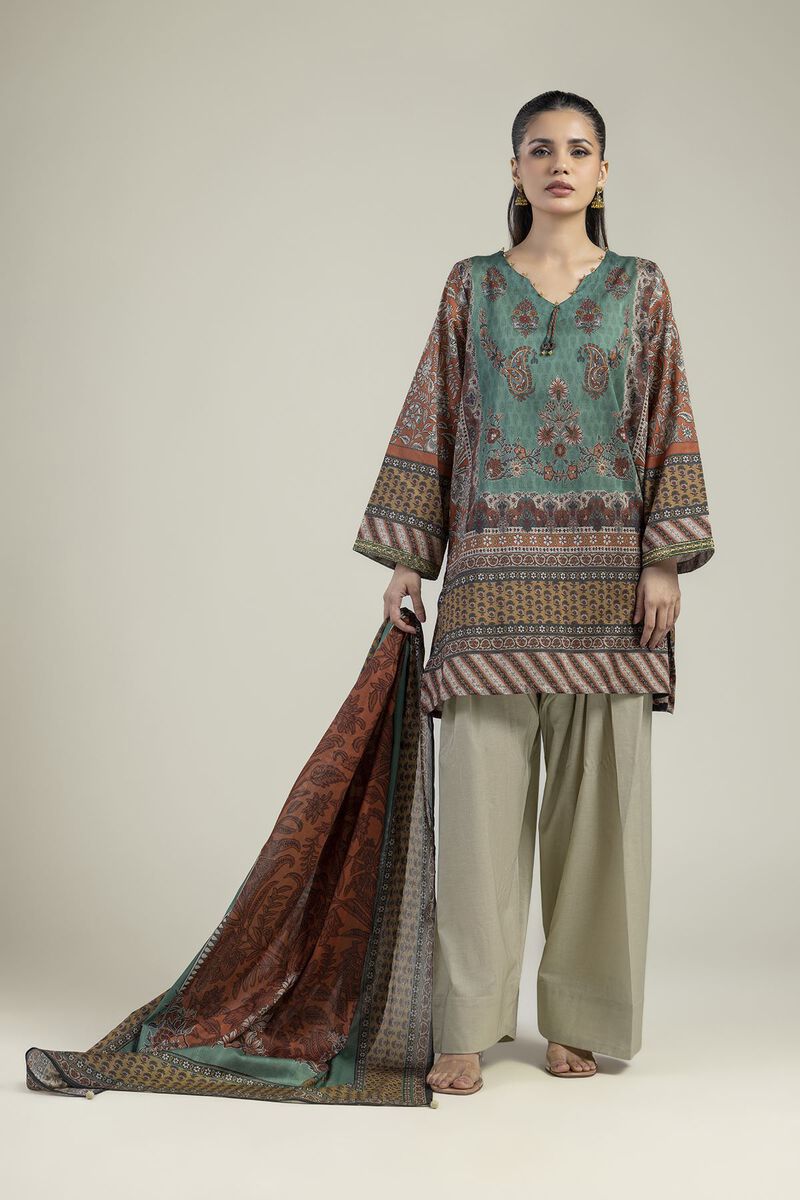 Embroidered | Textured Lawn | Lawn Tailored 3-Piece | USD 60.00