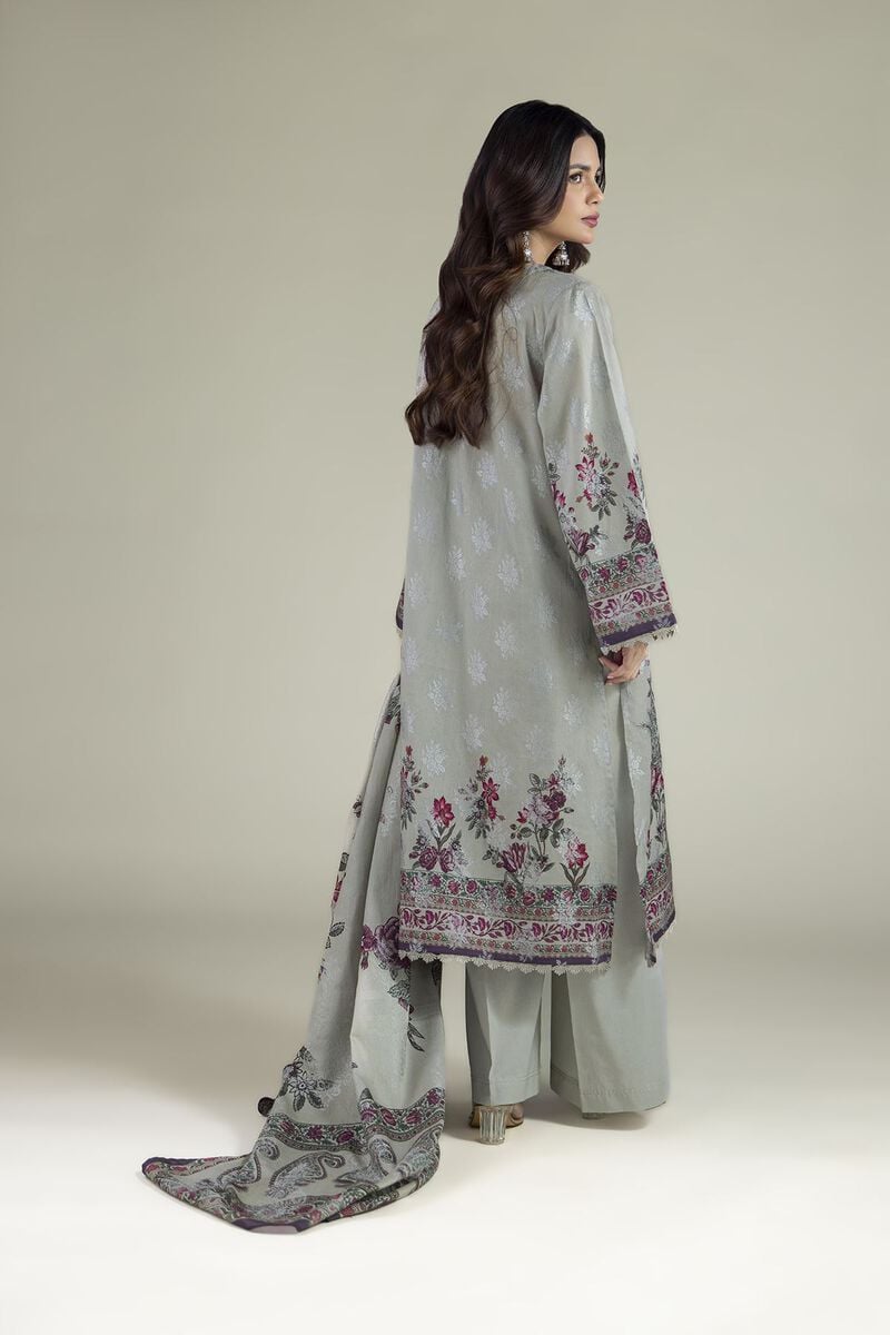Printed | Jacquard | Floral Tailored 3-Piece | USD 65.00