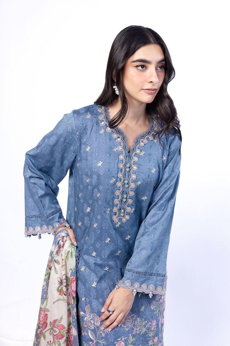 Embroidered | Broshia | Tailored 3 Piece | USD 80.00