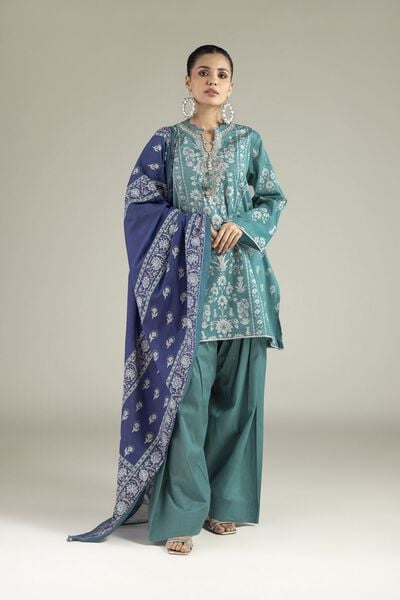 Embroidered | Lawn | Lawn 3-Piece Tailored | USD 65.00
