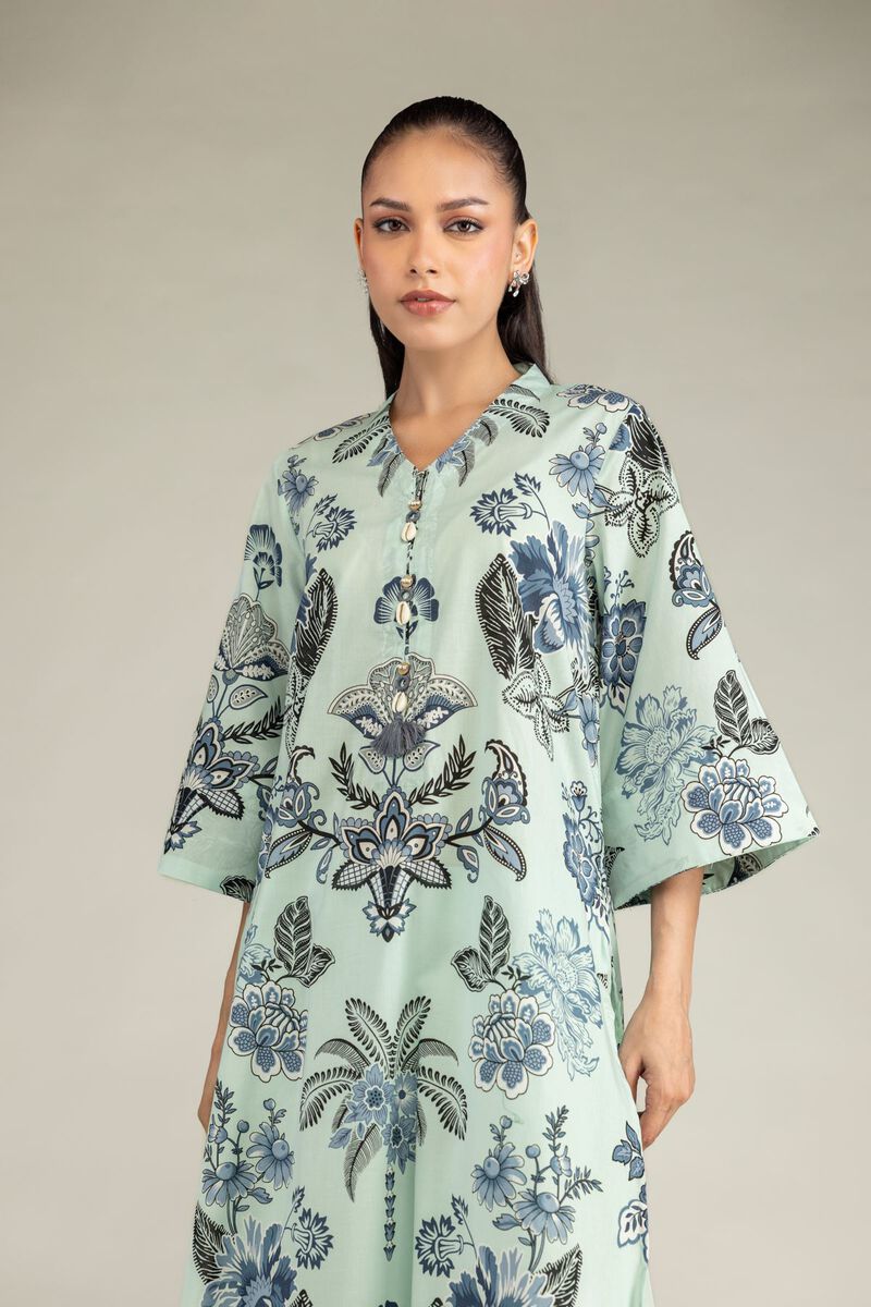 Printed | Cambric | Floral Cambric Kurta | USD 35.00