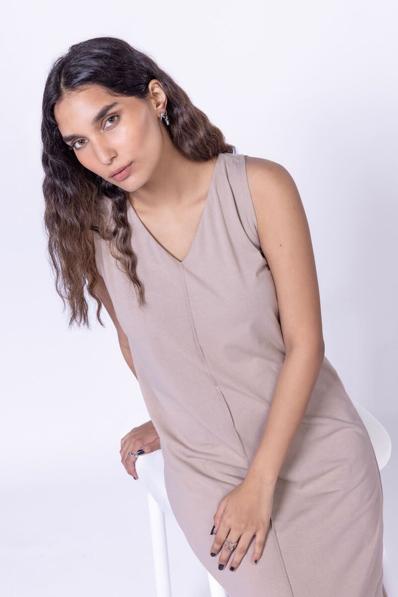 Dyed | Lycra Jersey | Maxi Dress | USD 7.50