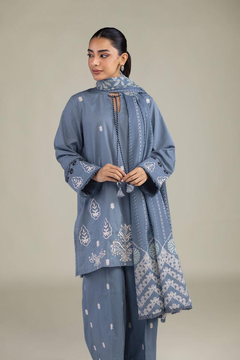 Textured Lawn | Embroidered | Floral Lawn Dupatta | USD 30.00