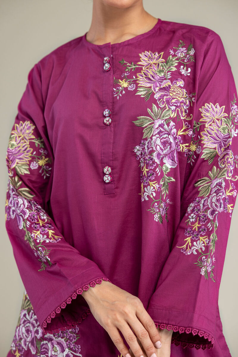 Embroidered | Cambric | Short Cambric Kurta | USD 40.00