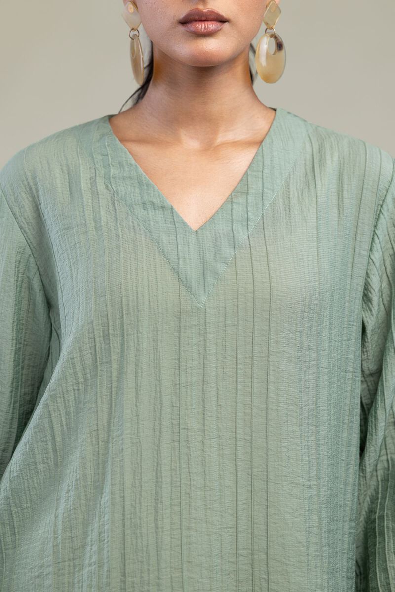 Dyed | Blended Crinkle | Solid Crinkle Shirt | USD 40.00