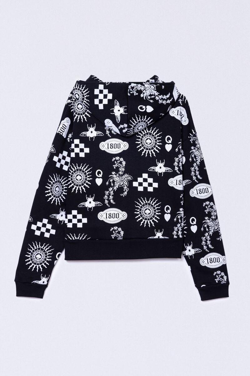 Printed | Cotton Polyester Fleece | Hoodie | USD 7.50