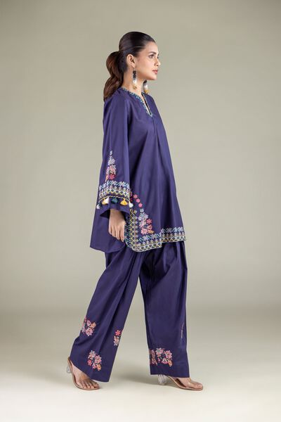 Embroidered | Cambric | Farshi Floral Shalwar | USD 35.00