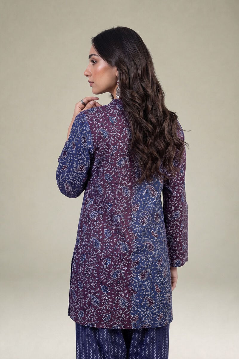 Printed | Light Khaddar | Short Printed Kurta | USD 35.00