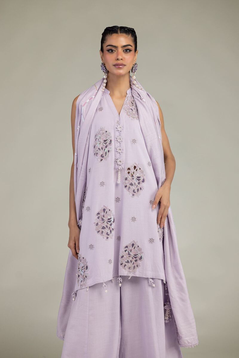 Raw Silk | 3-Piece Co-ord Set | USD 155.00