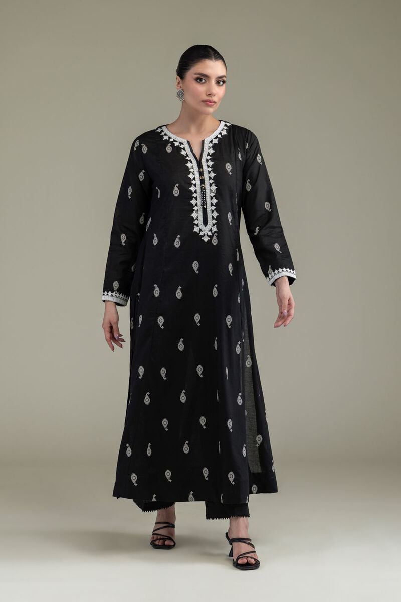 Embroidered | Lawn | Longline Lawn Kurta | USD 40.00