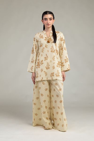 Printed | Cotton Dobby | Floral Cotton Pants | USD 30.00