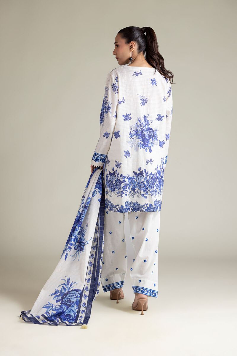 Embroidered | Mesuri Dobby | Floral Tailored 3-Piece | USD 70.00