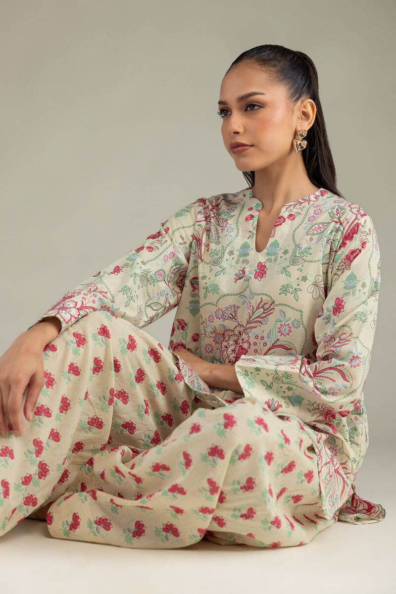 Printed | Cambric | Floral Cambric Kurta | USD 35.00