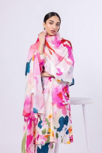 Printed | Light Thai Silk | Dupatta | USD 18.00